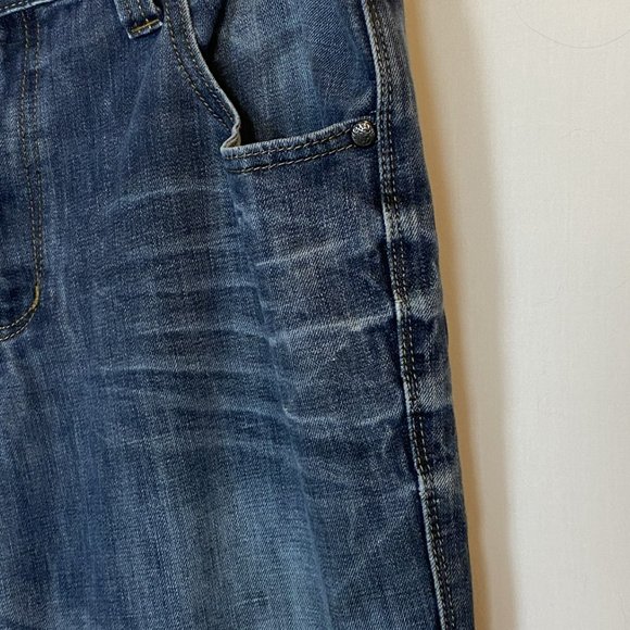 ROCK & REPUBLIC Men’s Jeans Neil Straight Leg Size 38x30 Embroidered Dar… - Picture 7 of 10